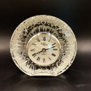 Studio Nova Quartz Clock Leaded Crystal Germany